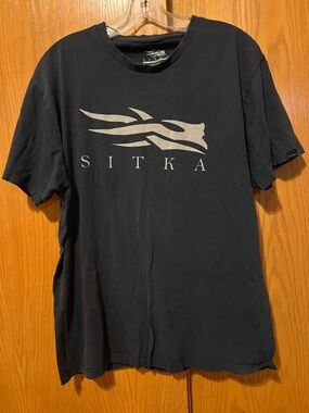 Sitka Men's Navy Short-Sleeve Tee